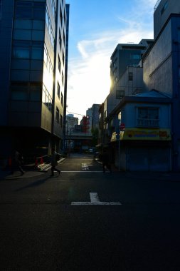Tokyo, Japonya 21 Kasım 2018 Kimliği belirsiz insanlar Tokyo tren istasyonlarında. Tokyo 'ya seyahat eden Japonların Görüntü Seyahati.