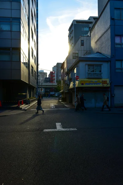 日本2018年11月21日未確認東京の鉄道駅の人々 ブラー 東京で旅行する日本人の旅行 — ストック写真