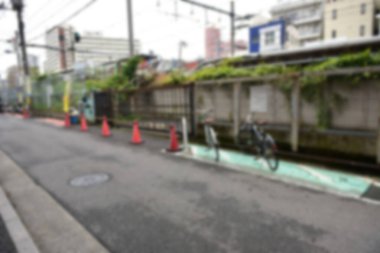 Tokyo, Japonya 21 Kasım 2018 Tokyo 'daki tanımlanamayan Japon binaları ve binaları.