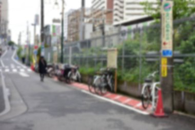 Tokyo, Japonya 21 Kasım 2018 Tokyo 'daki tanımlanamayan Japon binaları ve binaları.