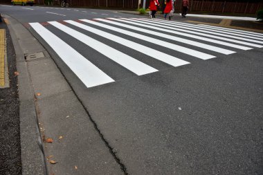 Tokyo, Japonya 21 Kasım 2018 Tokyo 'daki tanımlanamayan Japon binaları ve binaları.