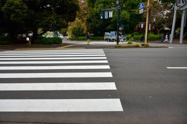 Tokyo, Japonya 21 Kasım 2018 Tokyo 'daki tanımlanamayan Japon binaları ve binaları.