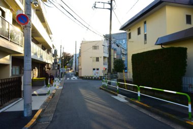 Tokyo, Japonya 21 Kasım 2018 Kimliği belirsiz insanlar Tokyo tren istasyonlarında. Tokyo 'ya seyahat eden Japonların Görüntü Seyahati.