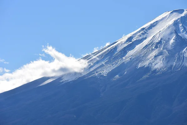 Piękny Krajobraz Górski Fuji Japonii Jezioro Kawaguchiko Rozmiar Fuji Biały — Zdjęcie stockowe