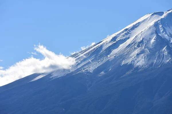 Piękny Krajobraz Górski Fuji Japonii Jezioro Kawaguchiko Rozmiar Fuji Biały — Zdjęcie stockowe