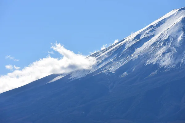 Piękny Krajobraz Górski Fuji Japonii Jezioro Kawaguchiko Rozmiar Fuji Biały — Zdjęcie stockowe