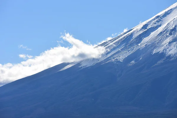 Piękny Krajobraz Górski Fuji Japonii Jezioro Kawaguchiko Rozmiar Fuji Biały — Zdjęcie stockowe