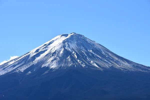 Piękny Krajobraz Górski Fuji Japonii Jezioro Kawaguchiko Rozmiar Fuji Biały — Zdjęcie stockowe