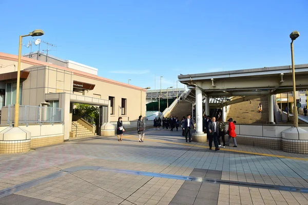 Tokyo Japonya Kasım 2018 Kimliği Belirsiz Insanlar Tokyo Tren Istasyonlarında — Stok fotoğraf