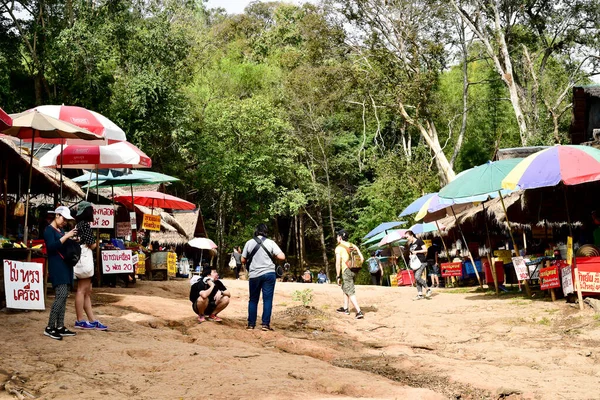 Provincia Loei Tailandia Enero 2017 Parque Nacional Phu Kradueng Uno — Foto de Stock