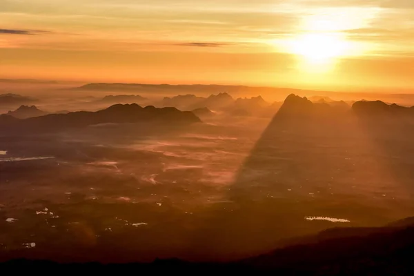 Provincie Loei Thailand Phu Kradueng Nationaal Park Een Van Attracties — Stockfoto