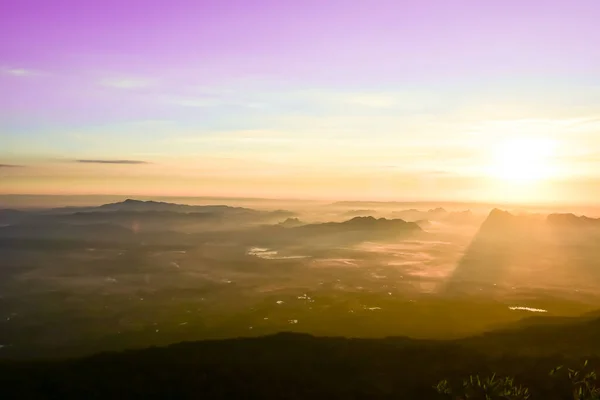 Provincie Loei Thajsko Národní Park Phu Kradueng Jednou Atrakcí Nejznámějšího — Stock fotografie