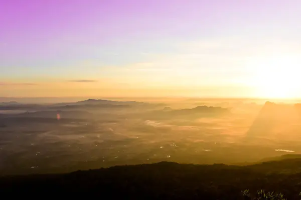 Loei Provinz Thailand Phu Kradueng Nationalpark Ist Eine Der Attraktionen — Stockfoto