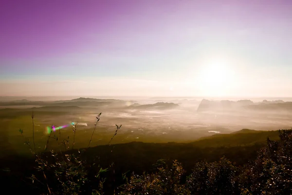 Provincie Loei Thailand Phu Kradueng Nationaal Park Een Van Attracties — Stockfoto