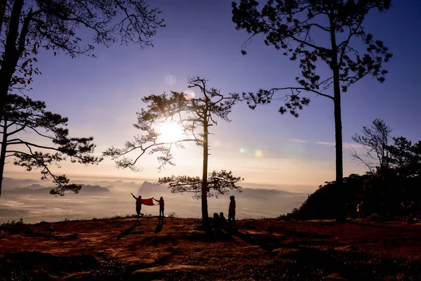 Loei Province Thailand Phu Kradueng National Park One Attractions Most — Stock Photo, Image