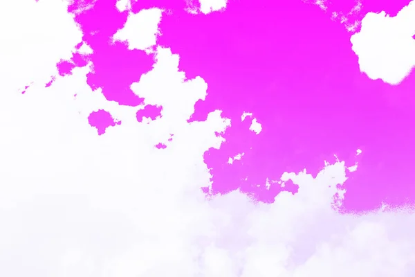 Pastell Färgglad Himmel Och Moln Vit — Stockfoto