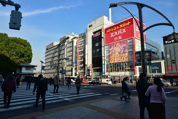 Tokio Japan November 2018 Reizen Tokio Japan Zit Vol Met — Stockfoto