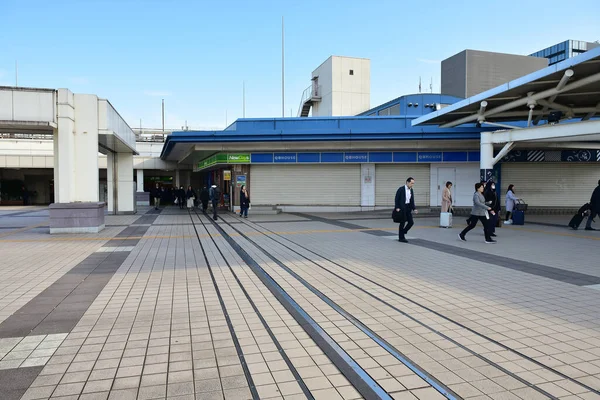 Tokyo Japan November 2018 Uidentifiserte Personer Togstasjoner Tokyo Blur Reise – stockfoto