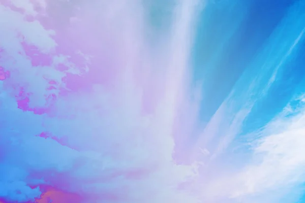Голубое Небо Белые Облака Фона — стоковое фото