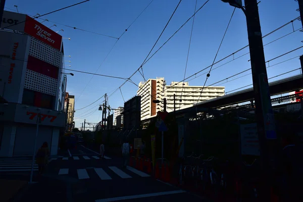 日本2018年11月21日未確認東京の鉄道駅の人々 ブラー 東京で旅行する日本人の旅行 — ストック写真