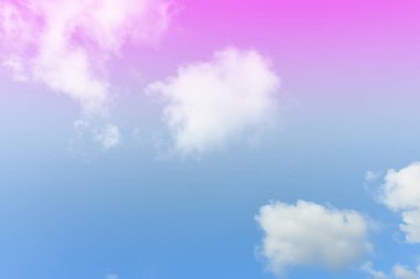 Gökyüzü ve bulut rengarenk arka planda .