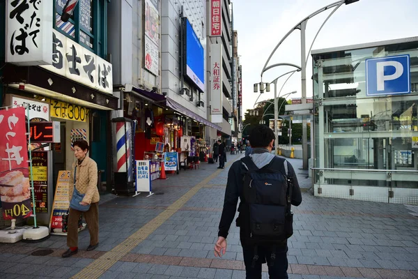 Tokio Japonsko Listopad 2018 Dostat Tokia Japonsku Přeplněné Mnoha Lidmi — Stock fotografie