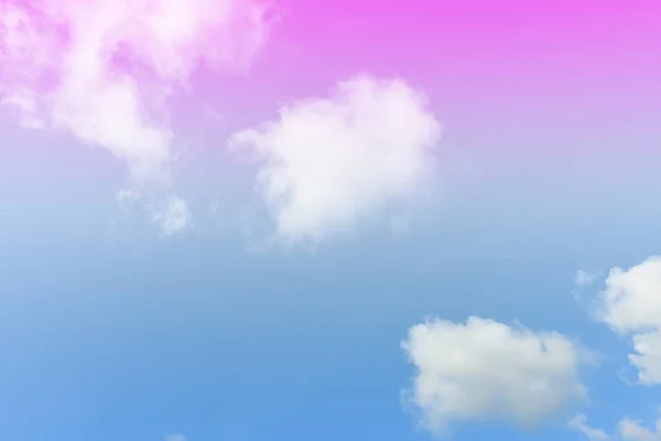 Cielo Nube Con Fondo Colores Pastel —  Fotos de Stock