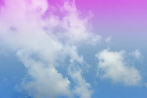Égbolt Felhő Pasztell Színes Háttér — Stock Fotó