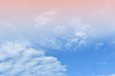 Gökyüzü ve bulut rengarenk arkaplanlı .