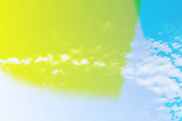 Sky Cloud Set Pastel Colorful Background — Stock Photo, Image