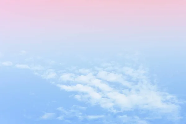 Cielo Nuvole Con Sfondo Colorato Pastello — Foto Stock