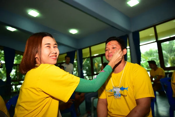 Chon Buri Thaïlande Août 2019 Blur Japanese Company Takes Employees — Photo
