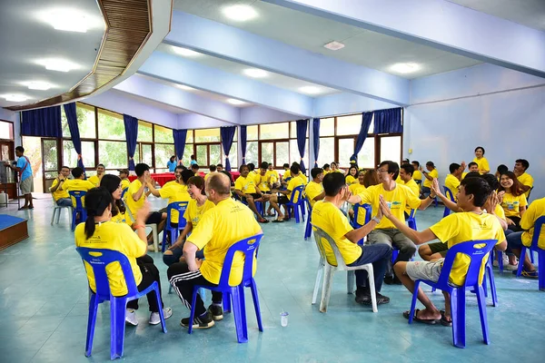 Chon Buri Tailândia Agosto 2019 Empresa Japonesa Blur Leva Funcionários — Fotografia de Stock