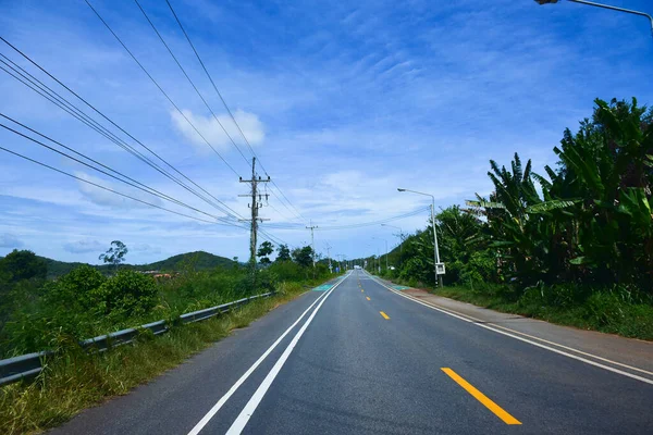 Pattaya Thailand August 2019 Route Beautiful Pattaya Convenient — Stock Photo, Image