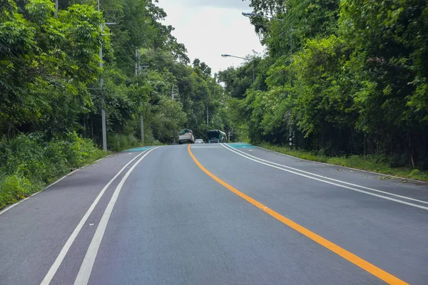 Pattaya Tajlandia Sierpień 2019 Trasa Pięknej Pattaya Jest Wygodna — Zdjęcie stockowe