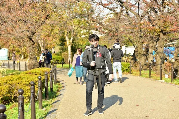 Τόκιο Ιαπωνία Νοέμβριος 2018 Αγνώστων Στοιχείων Πολλοί Άνθρωποι Περπατούν Στο — Φωτογραφία Αρχείου