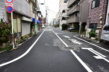 Yamanashi japan 23 Kasım 2018 Kimliği belirsiz insanlar otobüs durağı kırmızı hat, mavi hat, Fuji San dağı ve sokak manzarası için yeşil hat bekliyor. Japonya 'nın en ünlü şehri Fuji Dağı.  