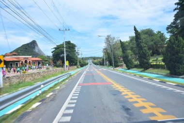 Pattaya Tayland 2 Ağustos 2019 Güzel Pattaya rotası uygundur.