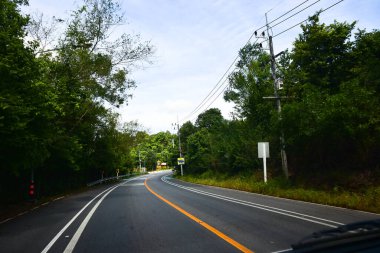 Pattaya Tayland 2 Ağustos 2019 Güzel Pattaya rotası uygundur.