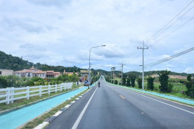 Pattaya Tayland 2 Ağustos 2019 Güzel Pattaya rotası uygundur.