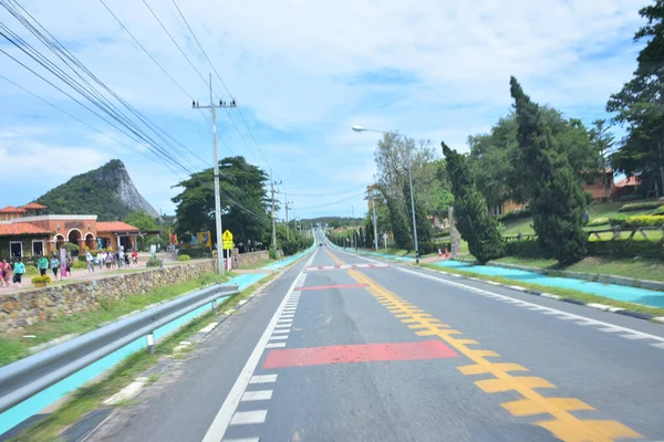 Pattaya Tayland 2 Ağustos 2019 Güzel Pattaya rotası uygundur.