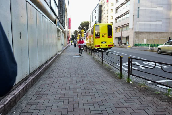 Tokio Japan November 2018 Unbekannte Bahnhöfen Tokio Verschwommene Reisen Von — Stockfoto