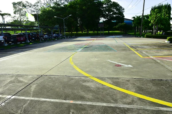 Rayong Thailand 2029 Petanque Field Old Wood Score Board — 스톡 사진