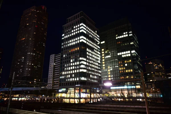 Tokyo Japan November 2018 Unidentified Blur Night Travel Japanese People — Stock Photo, Image