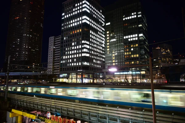 Tokió Japán November 2018 Azonosítatlan Maszat Éjszaka Utazás Japánok Utaznak — Stock Fotó