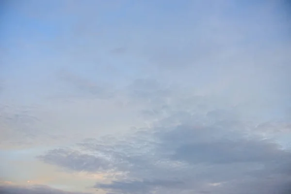 Пастель Красочное Небо Облако Белое Второй Половине Дня Небо Облачность — стоковое фото
