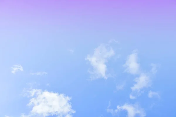 Pastel Cielo Colorido Nube Blanca Hermoso Cielo Bule Tarde Nube —  Fotos de Stock