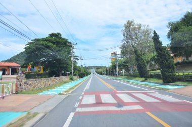 Pattaya Tayland 2 Ağustos 2019 Güzel Pattaya rotası uygundur.