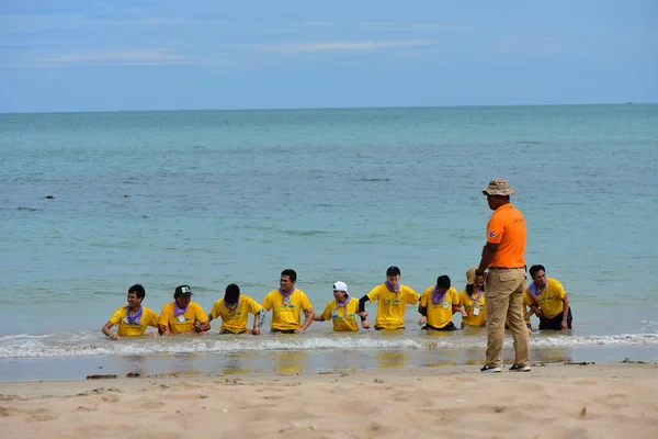 Chonburi Tailandia Enero Agosto 2019 Compañía Japonesa Lleva Sus Empleados —  Fotos de Stock