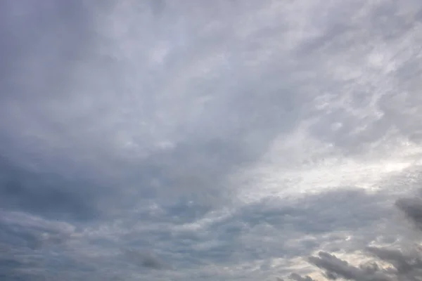 Blauer Himmel Weiße Wolke Blauer Hintergrund — Stockfoto